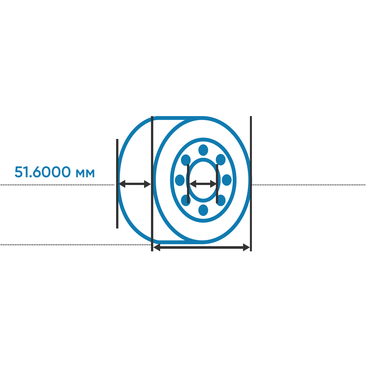 Flanged housing unit UCF210-29