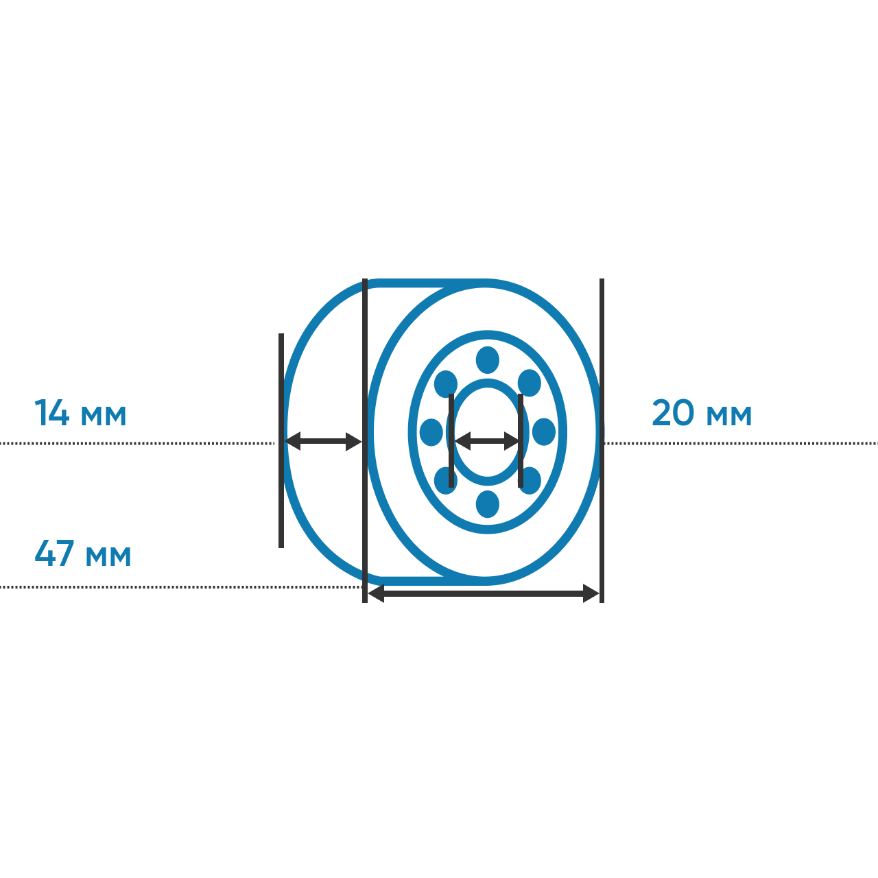 Подшипник 6204-2Z SKF