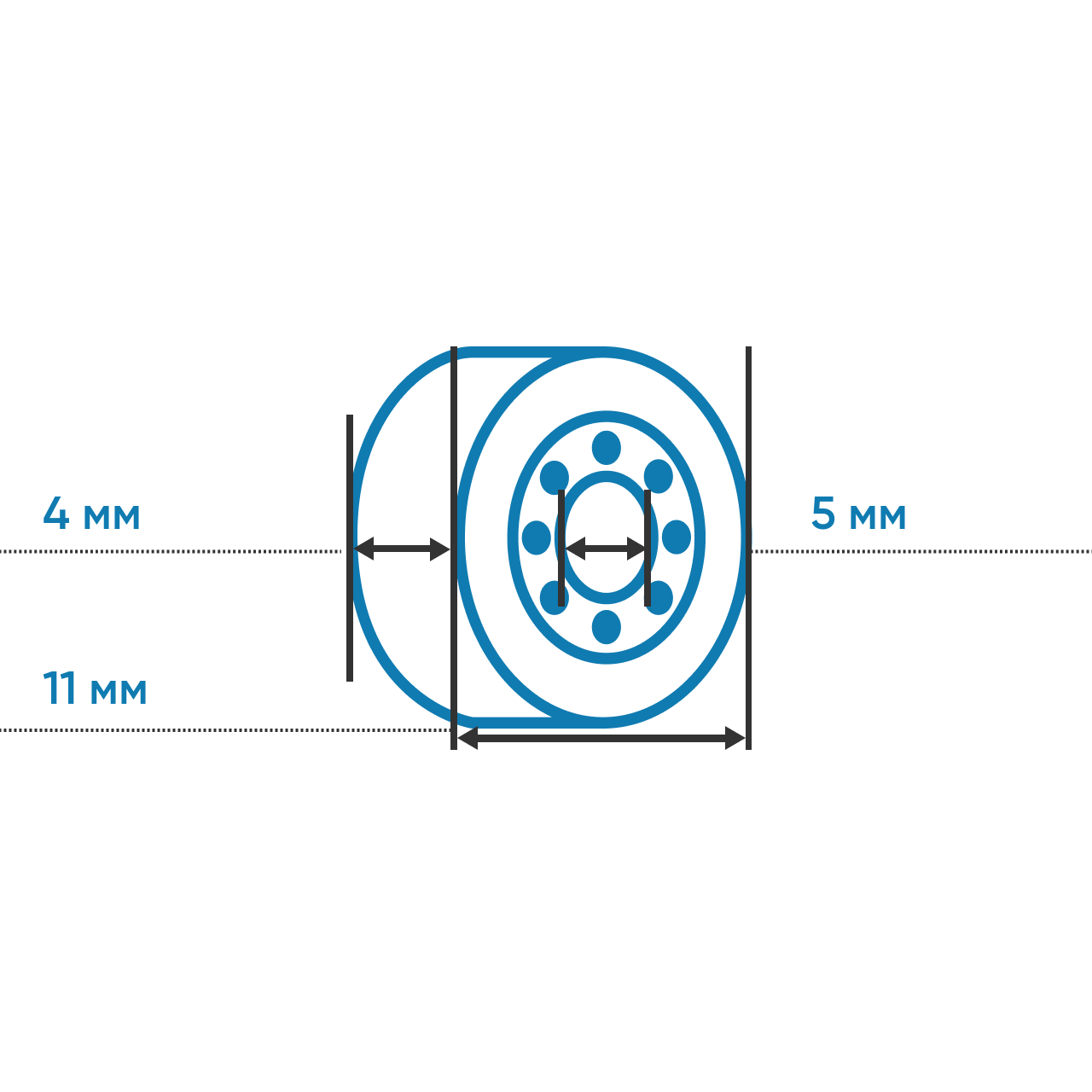 Подшипник W628/5-2Z SKF