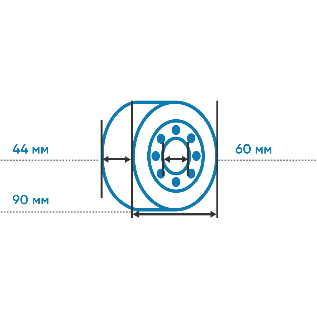 Подшипник GE60 ET-2RS ISB