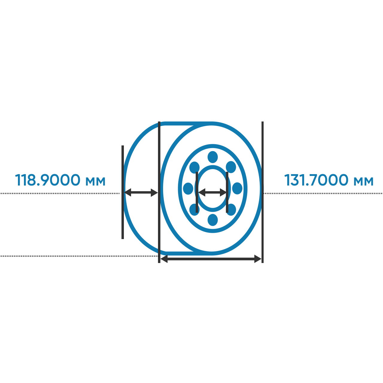 Радиальное уплотнение вала DR.GE100-DO-0031