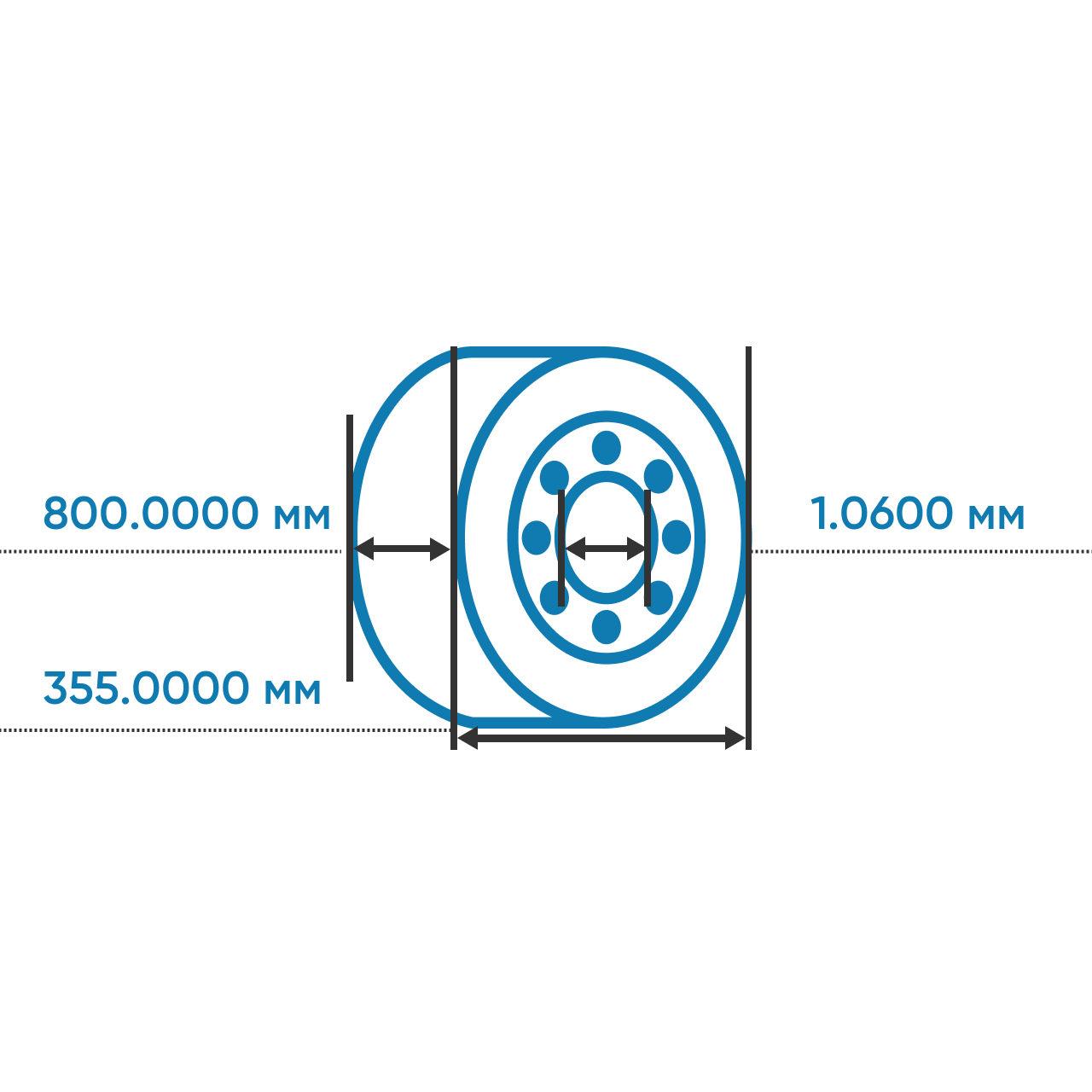 Сферический шарнирный подшипник GE800-DW