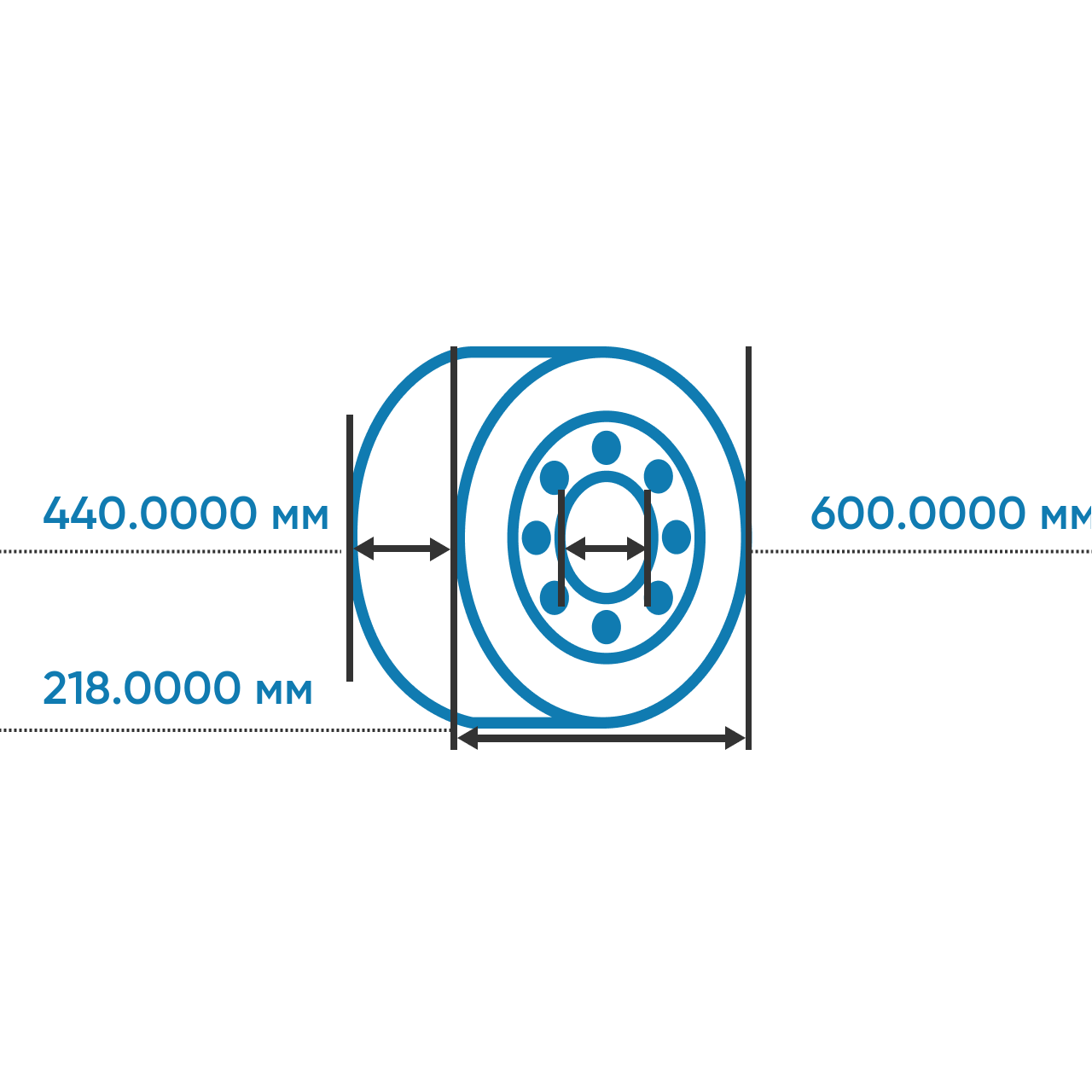 Сферический шарнирный подшипник GE440-DW