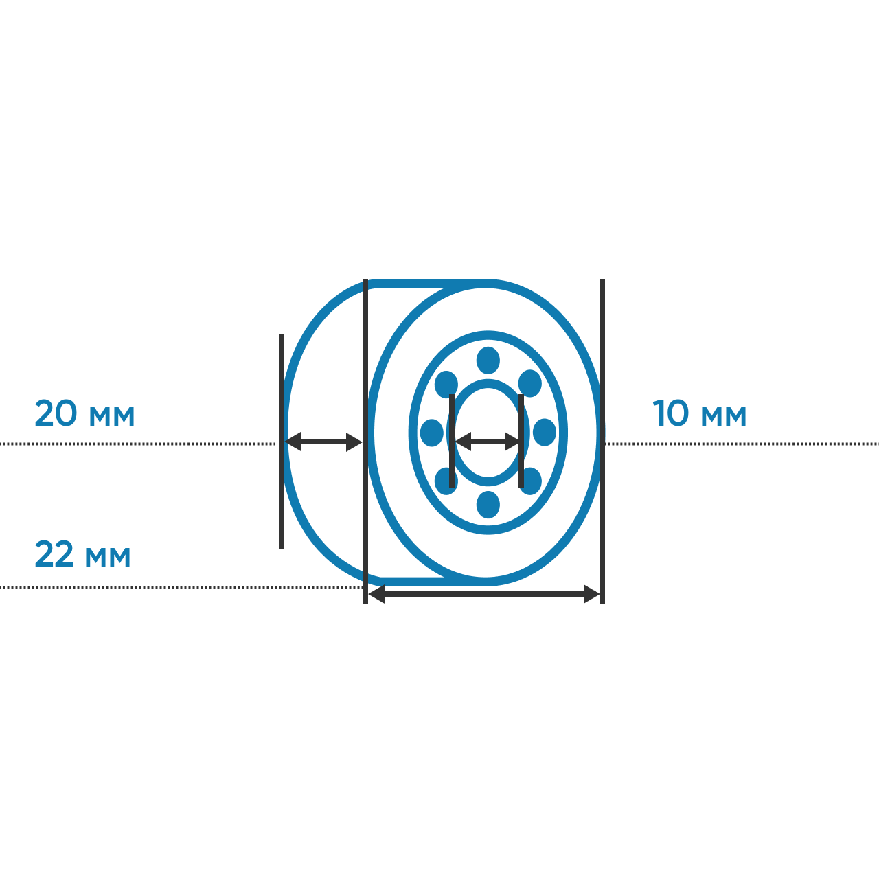 Подшипник 6210 DDU CM NSK