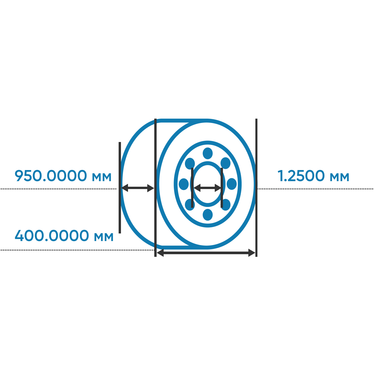 Сферический шарнирный подшипник GE950-DO