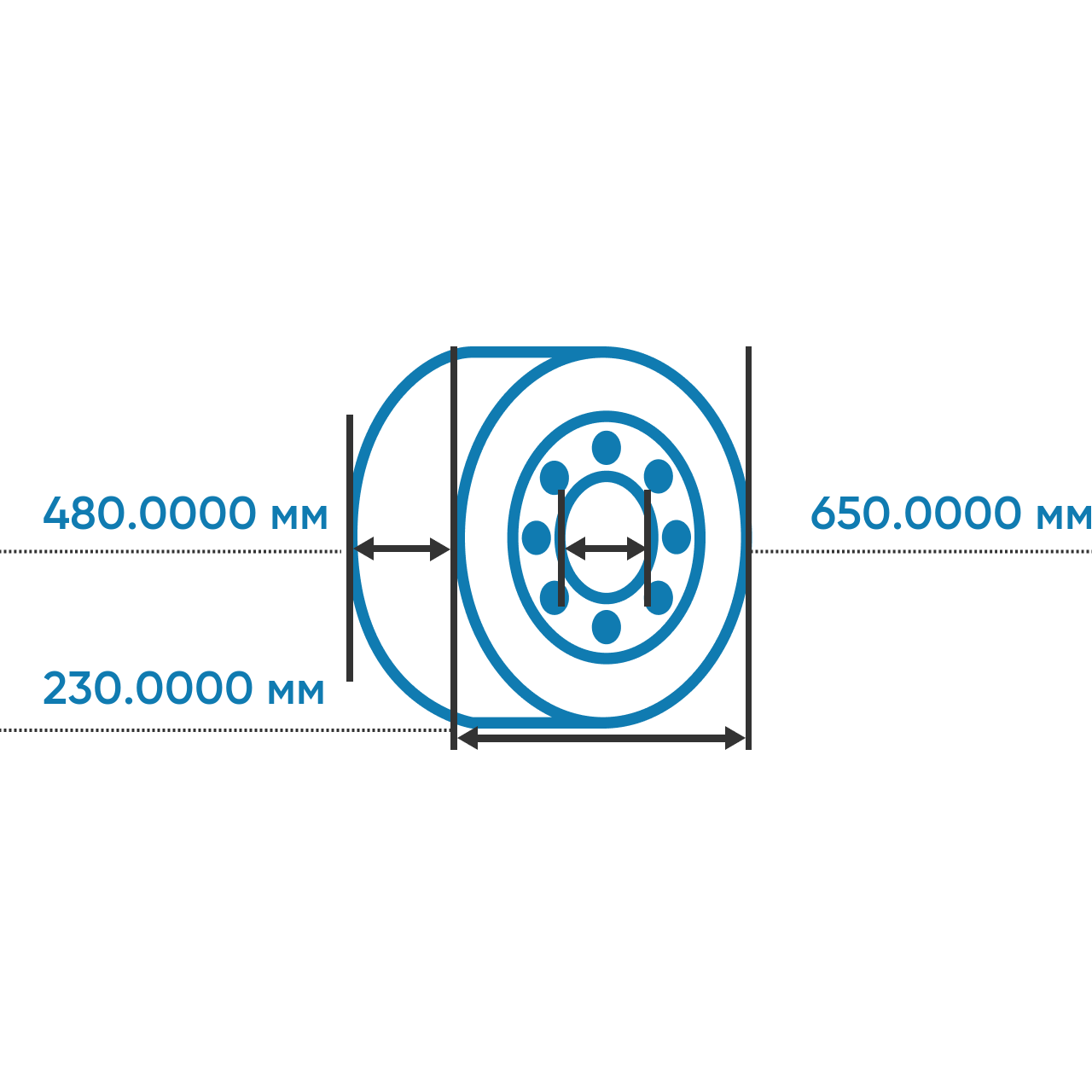 Сферический шарнирный подшипник GE480-DW