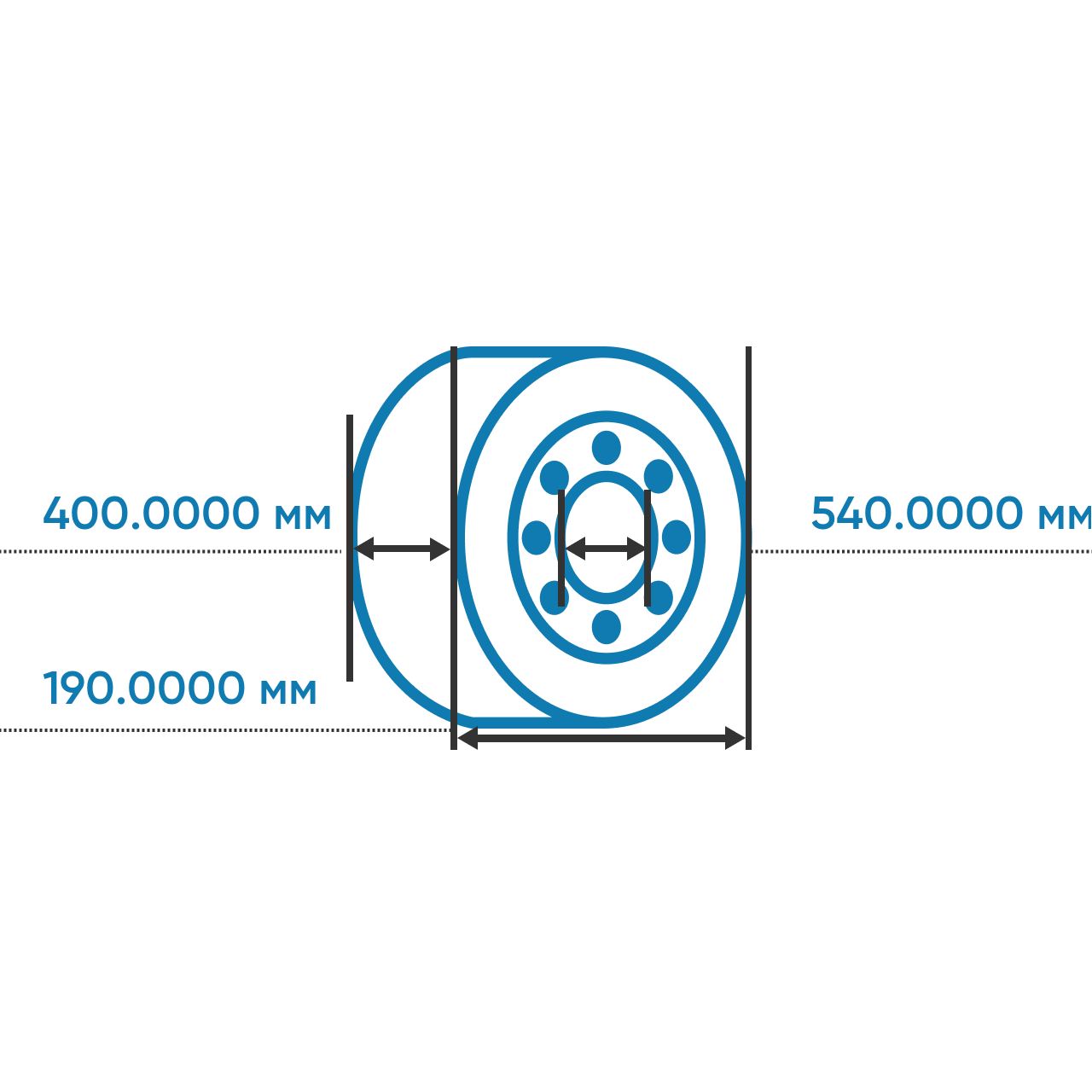 Сферический шарнирный подшипник GE400-DO