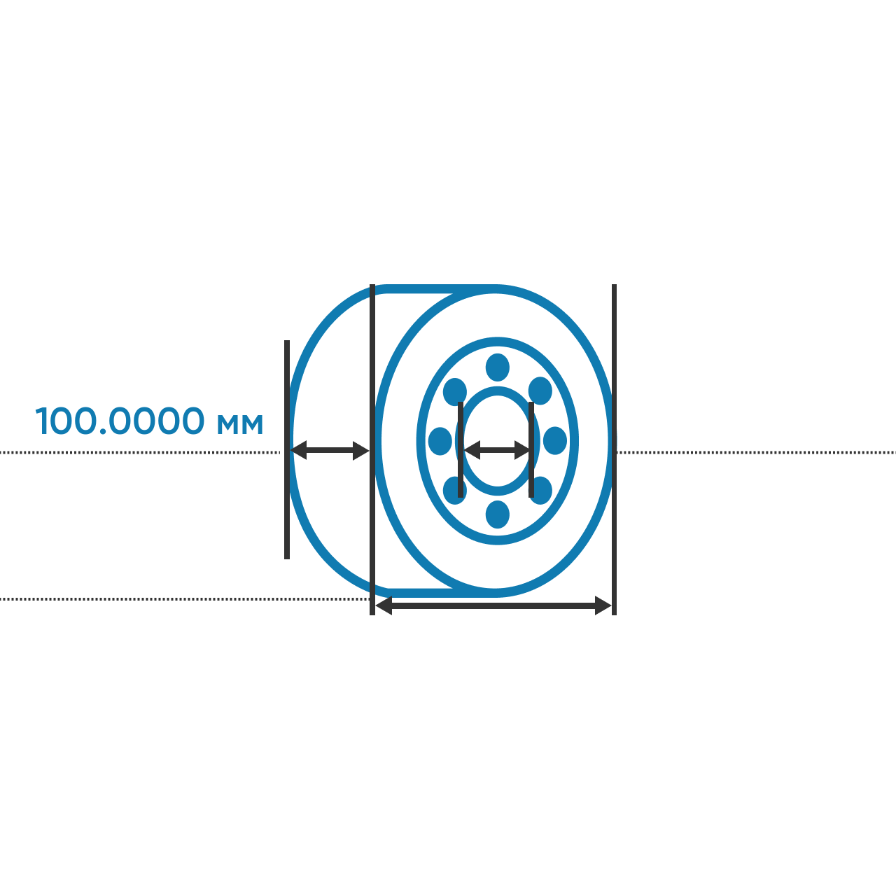 Гайка вала HMZ30/1000